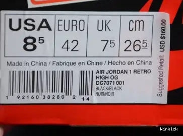 GYM RED HIGH JORDAN DC7071-001 1 AIR OG BLACK RETRO 0625